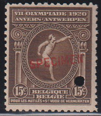 Belgium and Area #B50 Mint\NH F - VF Olympics