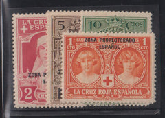 Spain - Spanish Morocco #B1-4 NH VF