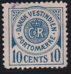 US Possessions - Danish West Indies #J4 Used F - VF