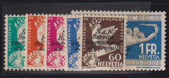 Swiss Officials #3O32-37 Mint\NH