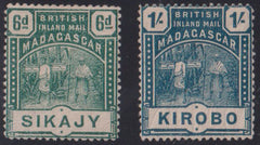 Countries A - M - Madagascar #L10-11 Mint\Hinged F - VF
