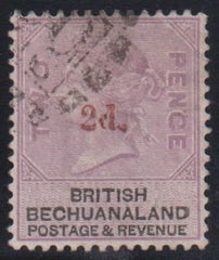 British Area A- M - Bechuanaland #25a Used F - VF