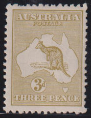 British Area A- M - Australia #47a Mint\LH F - VF