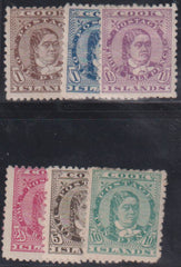 British Area A- M - Cook Islands #9-14 Mint\Hinged AVE - F