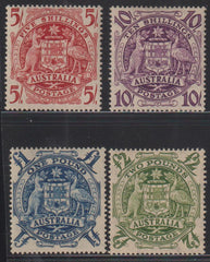 British Area A- M - Australia #218-21 Mint\LH F - VF