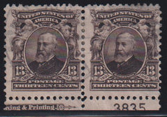 US Bureau and Regular Issues #308 Used F - VF