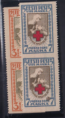 Estonia #B7a,8a Mint\LH