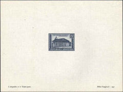 Argentina 415 1934 Artist Die Proof, Buenos Aires Cathedral