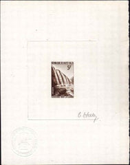 Burkina Faso 139 1965 Artist Die Proof, Waterfall