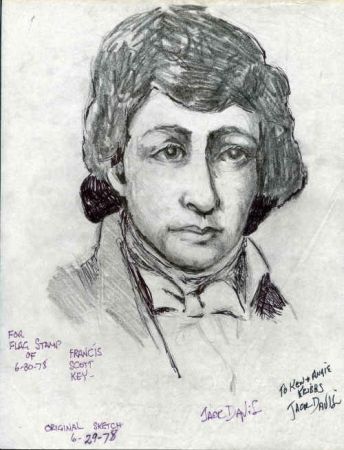 Jack Davis Artwork : Scott 1598 Frances Scott Key