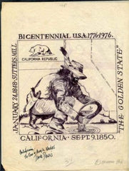 Jack Davis Artwork : Scott 1663 California State Flag