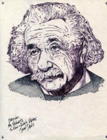 Jack Davis Artwork : Scott 1774 Albert Einstein