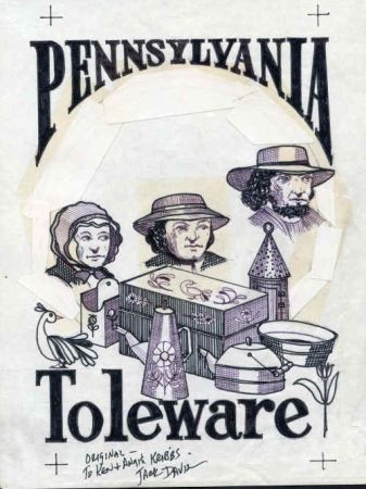 Jack Davis Artwork : Scott 1775-78 Pennsylvania Toleware