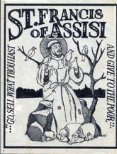 Jack Davis Artwork : Scott 2023 St. Frances of Assisi