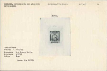 Colombia 232 Artist Die Proof