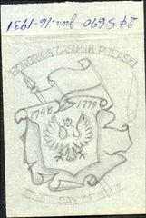 Ralph Dyer Artwork : Scott 690 General Casimir Pulaski