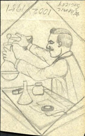 Ralph Dyer Artwork : Scott 1002, Chemistry