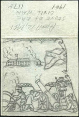 Ralph Dyer Artwork : Scott 1178, Civil War, Fort Sumter