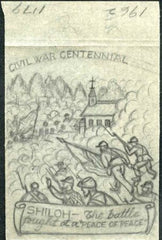 Ralph Dyer Artwork : Scott 1179, Civil War, Shiloh