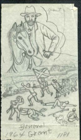 Ralph Dyer Artwork : Scott 1181, Civil War, Battle of the Wilderness