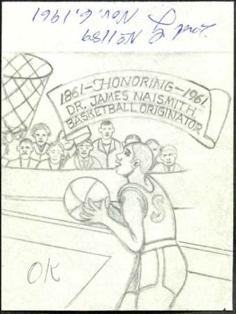 Ralph Dyer Artwork : Scott 1189, Basketball