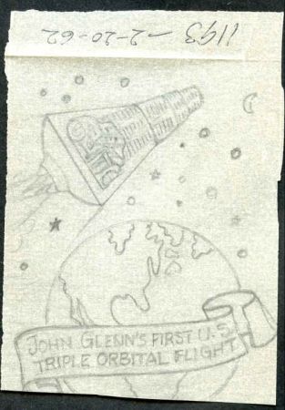 Ralph Dyer Artwork : Scott 1193, Project Mercury