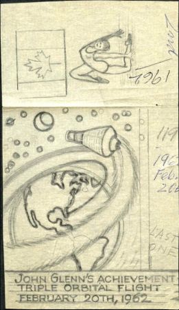 Ralph Dyer Artwork : Scott 1193, Project Mercury