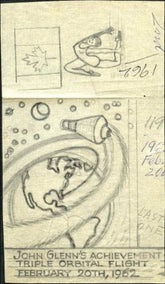 Ralph Dyer Artwork : Scott 1193, Project Mercury