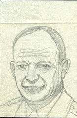 Ralph Dyer Artwork : Scott 1383, Eisenhower