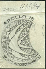 Ralph Dyer Artwork : Scott 1434-35, Space, Apollo 15