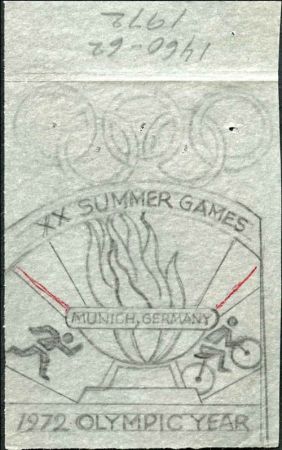 Ralph Dyer Artwork : Scott 1460-62 , Summer Olympics