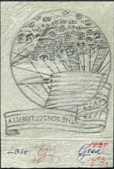 Ralph Dyer Artwork : Scott 1480-83, Boston Tea Party