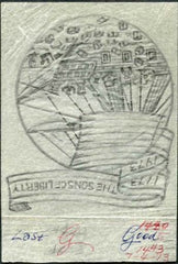 Ralph Dyer Artwork : Scott 1480-83, Boston Tea Party