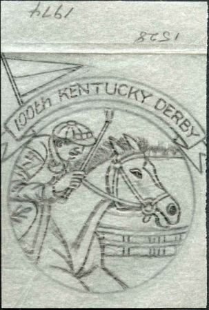Ralph Dyer Artwork : Scott 1528, Horse racing