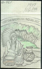 Ralph Dyer Artwork : Scott 1706-09 Folk Art