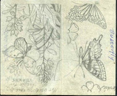 Ralph Dyer Artwork : Scott 1712-15, Butterflies