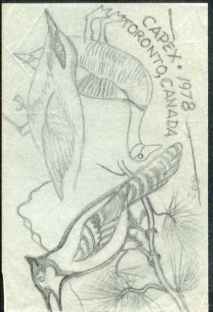 Ralph Dyer Artwork : Scott 1757 birds