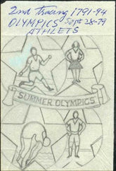 Ralph Dyer Artwork : Scott 1791-94 Summer Olympics