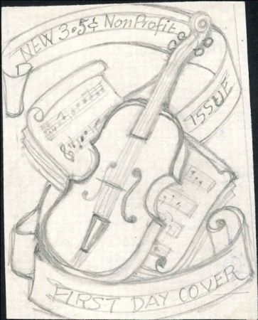 Ralph Dyer Artwork : Scott 1813 Violins, Music