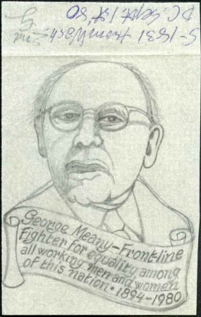 Ralph Dyer Artwork : Scott 1831 George Meany