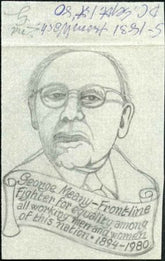 Ralph Dyer Artwork : Scott 1831 George Meany