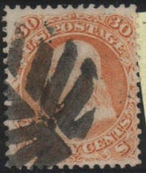 US 71 Early Classics Fine, Leaf Fancy Cancel
