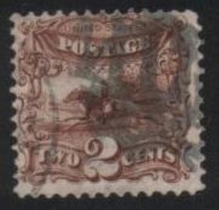 US 113 Pictorials Fancy Cancel F+, Shield