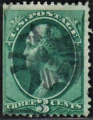 US 158 Bank Notes Fine Fancy Cancel, Complete Insect Cancel