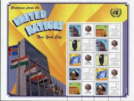 UN Personalized Sheets S31 2009 Napex Show 98c Version 1