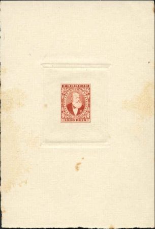 Brazil Artist Die Proof Red Brown