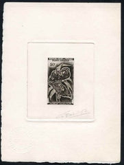 Chad C2 Artist Die Proof in Black, Birds