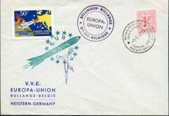 Belgium 1961 Rocket mail cover