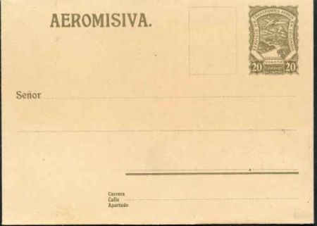 Ecuador Set of three SCADTA postal stationery pieces