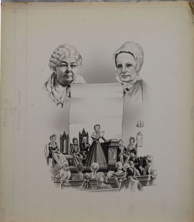 US Artmaster Scott 959 1948 Progress of women - Artwork